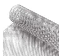 GOHAPY Filtro de Malla de Acero Inoxidable, Rollo de Malla de Acero Inoxidable de 500 Mallas, Alambre Tejido de Acero Inoxidable, 1 Pieza(15x30cm)