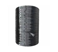 GOHAPY Hilo de filamento de Fibra de Carbono Continuo de 3K X 100M, Cinta de Hilo de filamento de 3500MPa, Remolque de Fibra de Carbono Negro de Alto módulo