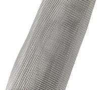 GOHAPY Malla de Alambre de Acero Inoxidable de 2 Piezas con diámetro de Orificio de 0,35 mm, Malla de 60, Malla de Alambre Tejido, Filtro de Acero Inoxidable(15x100cm)