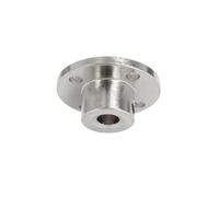 GOHAPY Mandril de torno de alta resistencia al impacto, mandril de torno de 2 mm, 3 mm, 4 mm y 5 mm, acoplador de eje guía de motor, 1 pieza(6.35mm)