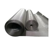 GOHAPY Pantalla de Malla de Acero Inoxidable, Malla de tamiz de Placa de Alambre Tejido de 12 Mallas y 1800 micrones, Malla de Metal Fino for Puerta, 1 Pieza(30cm by 60cm)