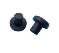 Tapón de silicona negra de 20 piezas, diámetro 3, 3,5, 4, 4,5, 5, 5,5, 6, 6,5, 7, 7,5, 8, 8,5, 9, 10, 11, 12, 13 y 14 mm, tapón de tapa sólida en forma de T(7mm)