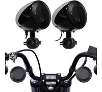 GoHawk AN4 Gen.2 - Amplificador Todo en uno Integrado de 4 Pulgadas, Rango Completo, Impermeable, Bluetooth, Altavoces estéreo para Motocicleta, Sistema de Amplificador de Audio con AUX para Harley