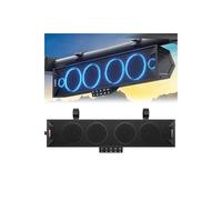 GoHawk Barra de sonido UTV de 25 pulgadas, barra de sonido Bluetooth ATV de 6 altavoces con luces RGB, IP66 impermeable SXS y barra de sonido de carrito de golf compatible con Polaris RZR Can-Am con