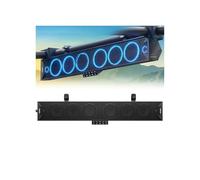GoHawk Barra de sonido UTV de 34 pulgadas, barra de sonido Bluetooth ATV de 8 altavoces con luces RGB, IP66 impermeable SXS y barra de sonido para carrito de golf compatible con Polaris RZR Can-Am con