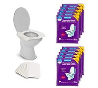 GoHygiene Viaje Paquete De Desechable Papel Asiento Inodoro Fundas