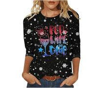 Going Out Tops - Suéter holgado para mujer, ligero, cuello en V, de punto de gran tamaño, suéter suelto para pasear y andar en bicicleta