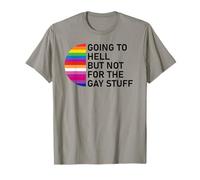 Going to Hell But Not for The Gay Stuff Funny Pride LGBT Camiseta