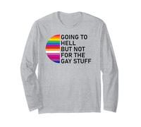 Going to Hell But Not for The Gay Stuff Funny Pride LGBT Manga Larga