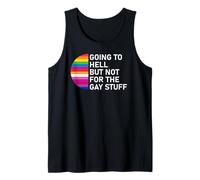 Going to Hell But Not for The Gay Stuff LGBT Funny Pride Camiseta sin Mangas
