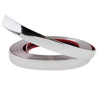 GOINGFAST 25 mm Tira Cinta Adhesiva Profesional Plata Embellecedor Parrilla Rejilla Coche Exterior Interior 5 m