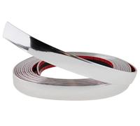 GOINGFAST 30 mm Tira Cinta Adhesiva Profesional Plata Embellecedor Parrilla Rejilla Coche Exterior Interior 5 m