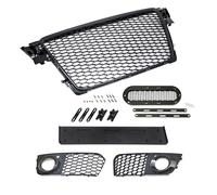 GOINGFAST Parrilla Sport con Rejillas de Ventilación y Soporte para Emblema Compatible con A4 S4 B8 8K 07-12