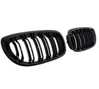 GOINGFAST Parrillas Riñones Sport Barras Dobles Negro Brillante Compatibles con BMW Serie 3 E46 Cupé Cabrio 2 Puertas Facelift 02-05