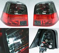 GOINGFAST Set Luces Pilotos Traseros Rojo/Negro Compatibles con VW Golf 4 IV 97-05