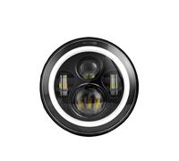 GOINTDJD Faro Delantero De 7" Para VW Para Beetle Classic Para Santana PS10 2004 2 Piezas Universal Pulgadas Led Coche Motocicleta DRL H4 Faros