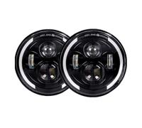 GOINTDJD Faros Delanteros De 7" Para Land Para Rover Para Defender 90 110 Kit LED Redondos Ojos Ángel Halo Accesorio Todoterreno Faros