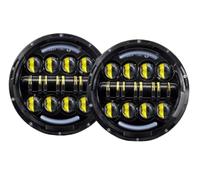 GOINTDJD Faros Delanteros Para Jeep Para Wrangler TJ LJ JK 1976-2017 Faro Delantero LED De 7 Pulgadas Faros