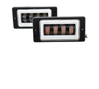 GOINTDJD Fendinebbia 2 Unids/par Para Lada 2110-2117 Impermeable 3000K 6000K Ámbar Blanco Para Antiniebla Para Led Que Pasa Para Kamaz Para Vaz 2114(Plastic-Angel eye)