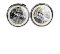 GOINTDJD Fendinebbia 2 X Coche Derecho + Izquierdo Para Montaje Luz Antiniebla Para LED Con Ojo Ángel DRL 30W H11 Para Nissan Para Note E11 MPV 2006 2007 2008 2009(White and Red)