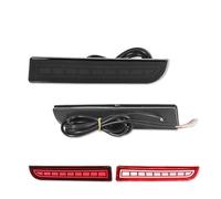 GOINTDJD Fendinebbia Luces Para LED Reflectoras Parachoques Para Mitsubishi Para Lancer Para Evo Para Sport RVR Señal Giro Dinámica Lámpara Freno Trasero(Smoked Lens C)