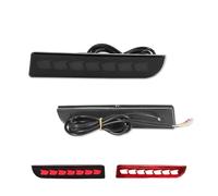 GOINTDJD Fendinebbia Luces Para LED Reflectoras Parachoques Para Mitsubishi Para Lancer Para Evo Para Sport RVR Señal Giro Dinámica Lámpara Freno Trasero(Smoked Lens B)