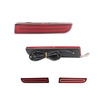 GOINTDJD Fendinebbia Luces Para LED Reflectoras Parachoques Para Mitsubishi Para Lancer Para Evo Para Sport RVR Señal Giro Dinámica Lámpara Freno Trasero(Red Lens A)