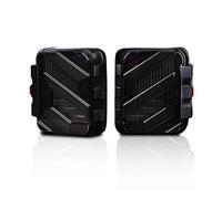 GOINTDJD Luces Traseras Para Jeep Para Wrangler JL Para JLU 2018+ Luz Circulación Diurna Lámpara Freno Trasero Coche Señal Giro Marcha Atrás Luces Traseras LED Remolque(Negro,US version)