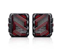 GOINTDJD Luces Traseras Para Jeep Para Wrangler JL Para JLU 2018+ Luz Circulación Diurna Lámpara Freno Trasero Coche Señal Giro Marcha Atrás Luces Traseras LED Remolque(Claro,EURO version)