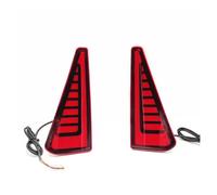 GOINTDJD Luz LED Antiniebla Trasera Para Coche Luz Parachoques Freno Para Automóvil Luz Diurna Y Intermitentes Luz Freno Baile Para Toyota Para NOAH Para VOXY Serie 80 Luces Traseras(Red Cover)