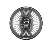 GOINTDJD Para Jeep Para Wrangler JK 4x4 DRL Faro 9-32V 7 Pulgadas LED Redondo Proyector Len 240W Alta Potencia H4 Faros