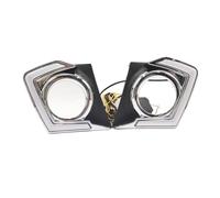 GOINTDJD Para Mitsubishi Para Triton L200 2015 2016 2017 2018 Función De Atenuación Lámpara Antiniebla 2 Piezas Luz LED Conducción Diurna DRL Faros