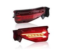 GOINTDJD Para Toyota Para Fortuner SW4 2015 2016 2017 2018 2019 2020 Luz De Parachoques Trasero Luz Antiniebla Luz De Freno Señal De Giro Reflector LED 1 Juego Luces Traseras(B Red Cover)