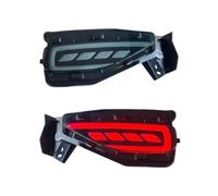 GOINTDJD Para Toyota Para Fortuner SW4 2015 2016 2017 2018 2019 2020 Luz De Parachoques Trasero Luz Antiniebla Luz De Freno Señal De Giro Reflector LED 1 Juego Luces Traseras(A Smoke Cover)