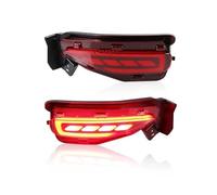 GOINTDJD Para Toyota Para Fortuner SW4 2015 2016 2017 2018 2019 2020 Parachoques Trasero Luz Antiniebla Luz Freno Luz Señal Giro Reflector LED 2 Uds Luces Traseras(A Red,3 Functions)