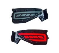 GOINTDJD Para Toyota Para Fortuner SW4 2015 2016 2017 2018 2019 2020 Parachoques Trasero Luz Antiniebla Luz Freno Luz Señal Giro Reflector LED 2 Uds Luces Traseras(A Smoke,2 Functions)