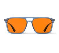 Goiteia Gafas bloqueo de luz azul al 100% naranja - Gafas de juego con tinte ámbar para un mejor sueño, alivio de la fatiga ocular y sensibilidad a la luz