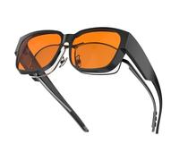 Goiteia Gafas de protección ultra ligeras contra la luz azul, reducen el dolor de cabeza y mejoran el sueño, revestimiento AR reduce los reflejos 4 a 8 veces más que las gafas normales, Filtro naranja