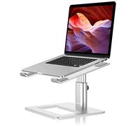 GOKEDA Soporte ergonómico para Ordenador Ajustable, Soporte de Altura de aleación de Aluminio, Compatible con MacBook Air Pro, DELL, HP, Lenovo Samsung (más portátiles de 11 a 17 Pulgadas)