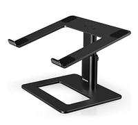 GOKEDA Soporte ergonómico para Ordenador Ajustable, Soporte de Altura de aleación de Aluminio, Compatible con MacBook Air Pro, DELL, HP, Lenovo Samsung (más portátiles de 11 a 17 Pulgadas)