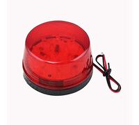 Gokeet 12V Luz de Alarma LED Luz Intermitente del estroboscopico para el de Alarma de la Seguridad Rojo