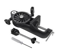 Gokeet Máquina Enrolladora de Línea de Pesca Multifunción, System de Bobinadora de Línea de Carrete Giratorio y de Fundición, Color Negro