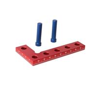 Gokeet Trazador Central de Carpintería Herramienta de Marcado de Borde Cuadrado de 90 Grados Medidor de Marcado de Bolsillo de Carpintería de Aleación de Aluminio (Métrico)