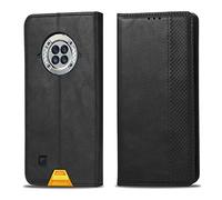 GOKEN Funda para DOOGEE S96 Pro Funda, Leather Folio Carcasa con Billetera, Magnética Premium PU/TPU Cuero FILP Case Cover con Soporte/Tapa Tarjetas (Negro)