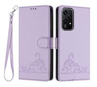 GOKEN Funda para Honor 200 Lite, Carcasa de Cuero Sintético, Tapa Libro con Cierre Magnético, Cartera con Soporte Plegable, Antigolpes, Cover Case -Púrpura