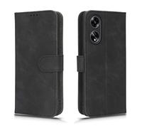 GOKEN Funda para OPPO A18 4G / OPPO A38 4G Funda, Leather Folio Carcasa con Billetera, Magnética Premium PU/TPU Cuero FILP Case Cover con Soporte/Tapa Tarjetas Negro