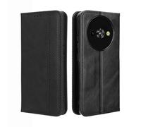 GOKEN Funda para Oukitel C59 / C59 Pro - Carcasa de Cuero con Tapa y Cartera, Interior de Silicona Antigolpes, Cierre Magnético y Soporte Plegable, Cover Case -Negro