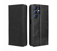 GOKEN Funda para Oukitel C61 / C61 Pro - Carcasa de Cuero con Tapa y Cartera, Interior de Silicona Antigolpes, Cierre Magnético y Soporte Plegable, Cover Case -Negro