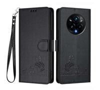 GOKEN Funda para Realme 14 Pro Plus 5G, Carcasa de Cuero Sintético, Tapa Libro con Cierre Magnético, Cartera con Soporte Plegable, Antigolpes, Cover Case -Negro
