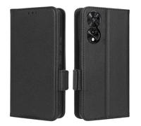 GOKEN Funda para TCL 505, Leather Folio Carcasa con Soporte & Ranura para Tarjeta, Flip Magnético Case Cover -Negro